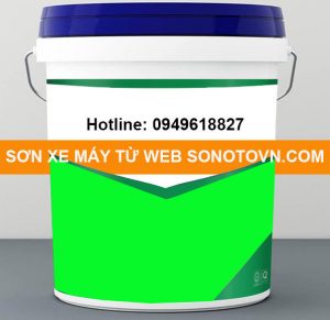 Bán sơn xe máy màu xanh lá cao cấp được phân phới bởi Ngọc Sơn, tư vấn 0949618827.