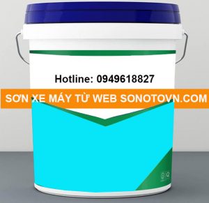 Bán sơn xe máy màu xanh ngọc cao cấp được phân phới bởi Ngọc Sơn, tư vấn 0949618827.