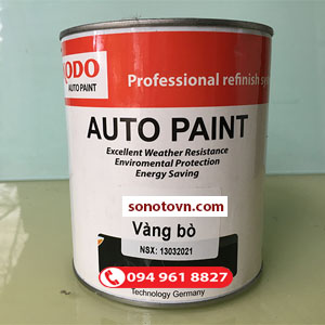 Ngọc Sơn Paint bán sơn ô tô màu VÀNG BÒ một thành phần chất lượng tốt cao cấp có gốc từ nhựa Acrylic tại Hà Nội.